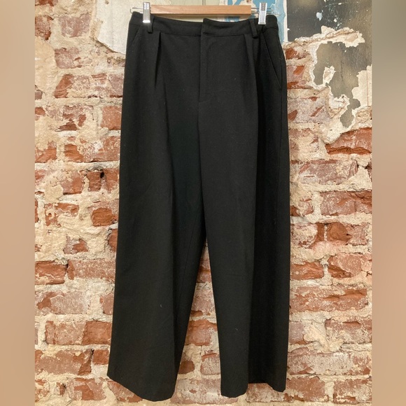 *SOLD* Japanese Style Black Wide-Leg Culottes Pants Black Size Women's US: 4 - Picture 4 of 6